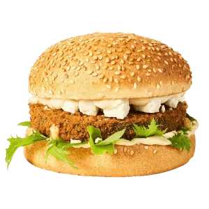 de krachtpatser burger voor iedereen, om je vingers bij af te likken